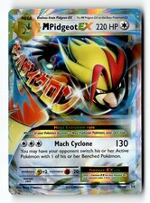 Pokemon Card M Pidgeot EX Holo LP XY - Evolutions 65/108