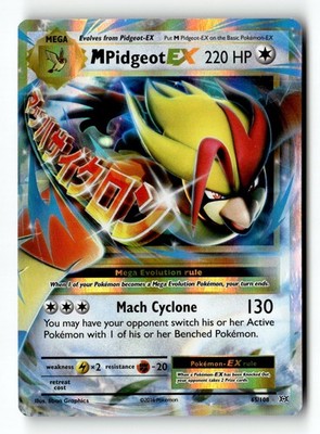 Pokemon Karte M Pidgeot EX Holo LP XY - Evolutions 65/108