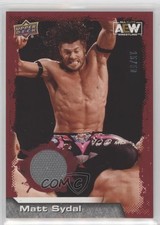 2022 Upper Deck AEW All Elite Wrestling Red Mat Relics 15/50 Matt Sydal #43 17an