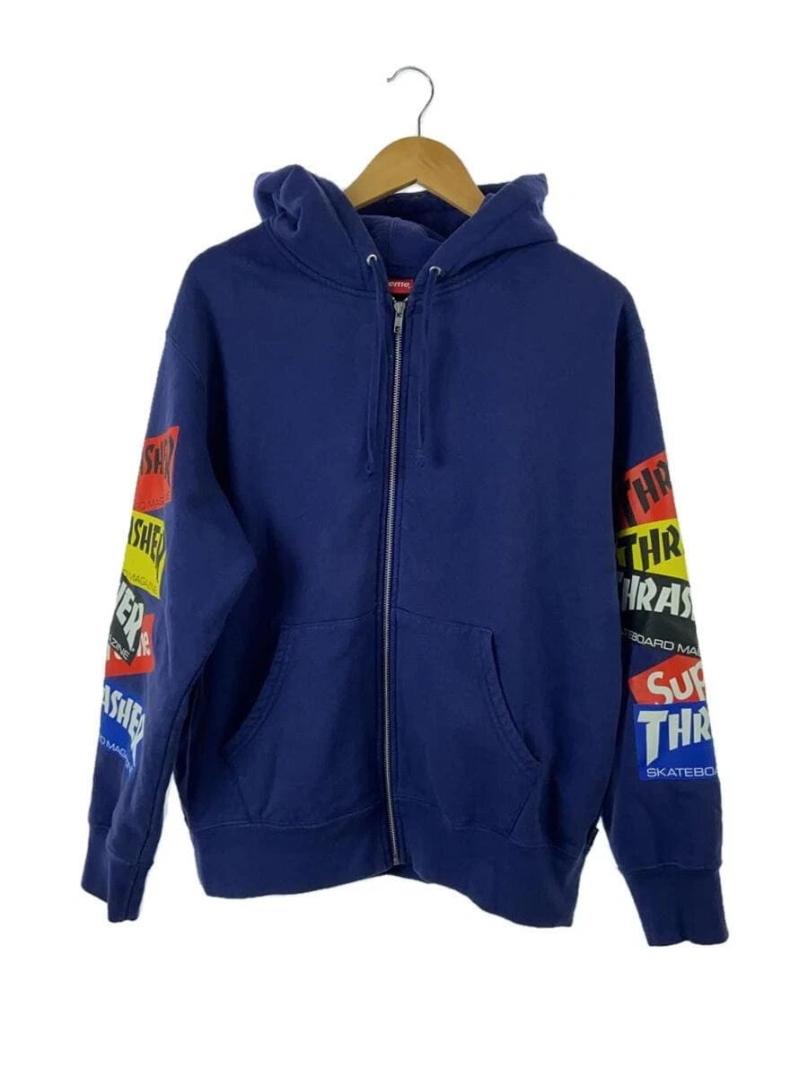 Supreme × THRASHER Sweat à capuche zippé violet S Occasion