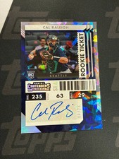 2022 Panini Contenders Baseball Cal Raleigh #9 Blue Cracked Ice /23 RC