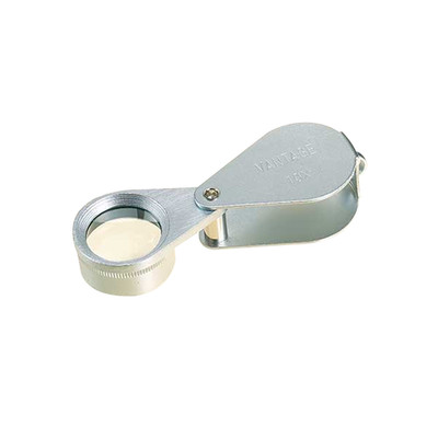 Donegan C-102 Coddington 10x Magnifier 23mm Jewelers Loupe Cloth Lens