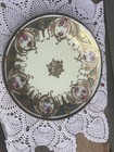 Antique C.1891 Noritake Maple Leaf Nippon Roses Plate with Gilding & Gold Jewels — photo 4