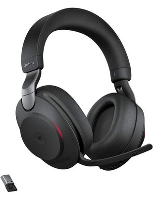 Jabra Evolve2 85 USB-A MS Teams Stereo Wireless Headset Music Headphones Black