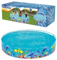 Bestway Fill-N-Fun Planschbecken Odyssey 244 Cm - Kinderpool Schwimmbecken Pool