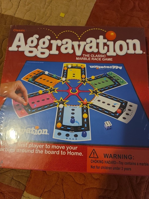 Aggravation Board Game - Family Game Night Kids & Adults Original Retro Classic