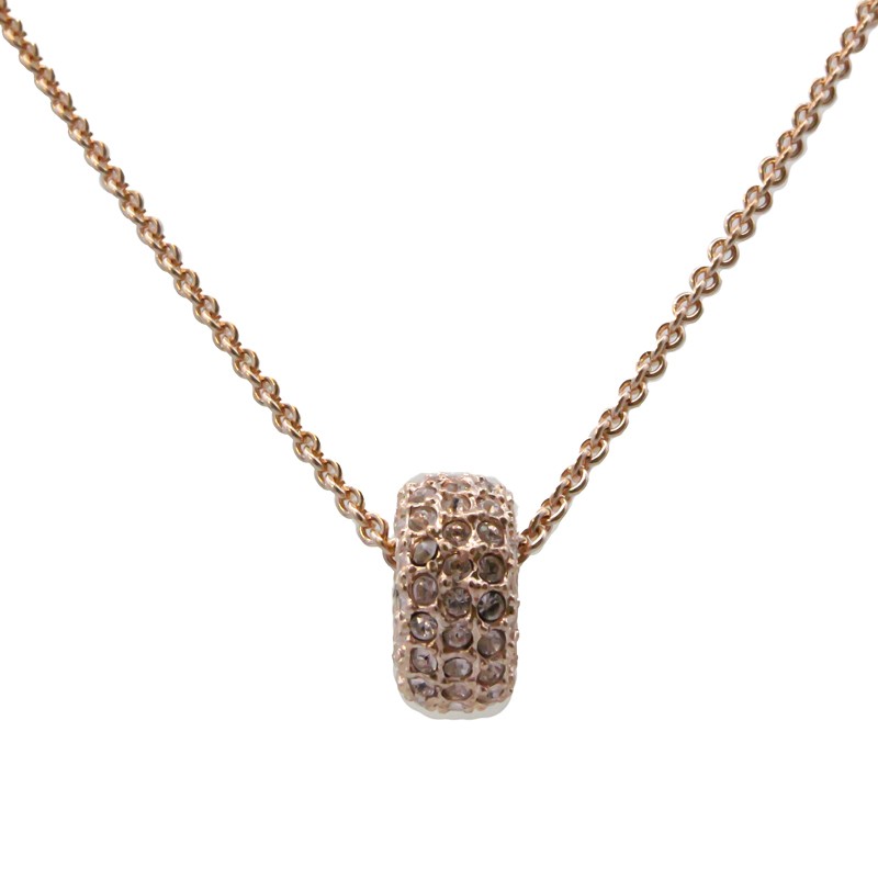 Swarovski Rose Gold Necklace Stone Pendant Ladies Jewellery NEW GENUINE