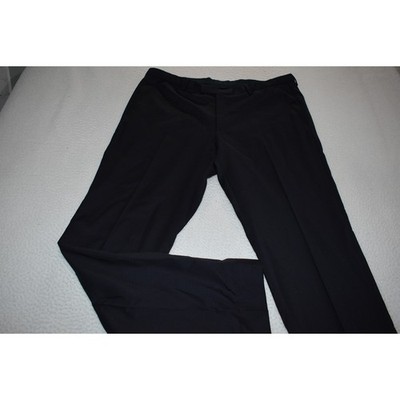 Boss Hugo Boss Wool Dress Pants Mens Size 38 x 32 Flat Front Blue