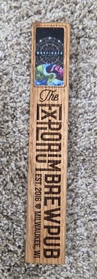 Explorium Brewing Way Finder Hazy Pale Ale Tap Handle