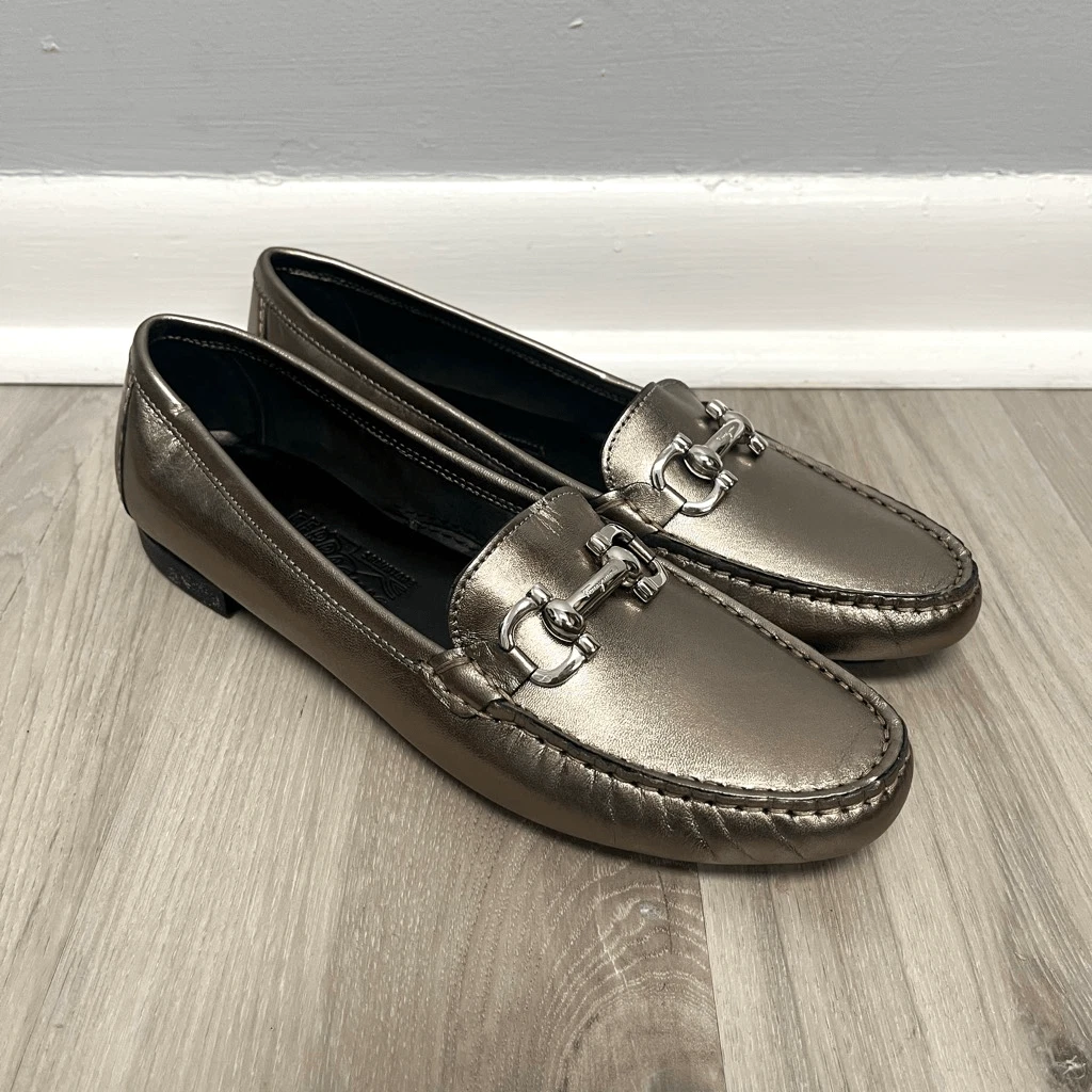 Salvatore Ferragamo Silver Shoes for Women for sale | eBay