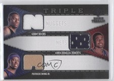 2008-09 SP Rookie Threads Triple Sonny Weems Chris Douglas-Roberts #RTT-DWE 0a1