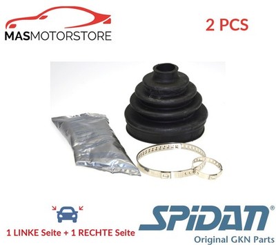 ACHSMANSCHETTE ANTRIEBSWELLE VORNE RECHT LINKS WHEEL SIDE SPIDAN 190971 2PCS I