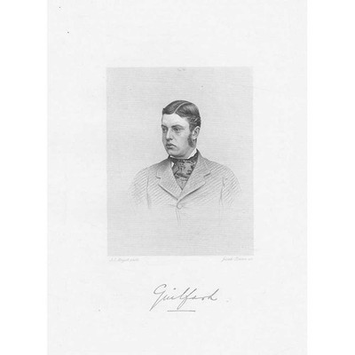 DUDLEY FRANCIS NORTH &th Earl of Guildford - Antique Print 1908