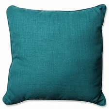 Rave Solid Indoor/Outdoor Floor Pillow Plush Fill, Weather and Fade Resistant...