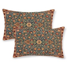 Boho Floral Pillow Covers 12x20 Set of 2, William 20" x 12" Pack of 2 Boho-7