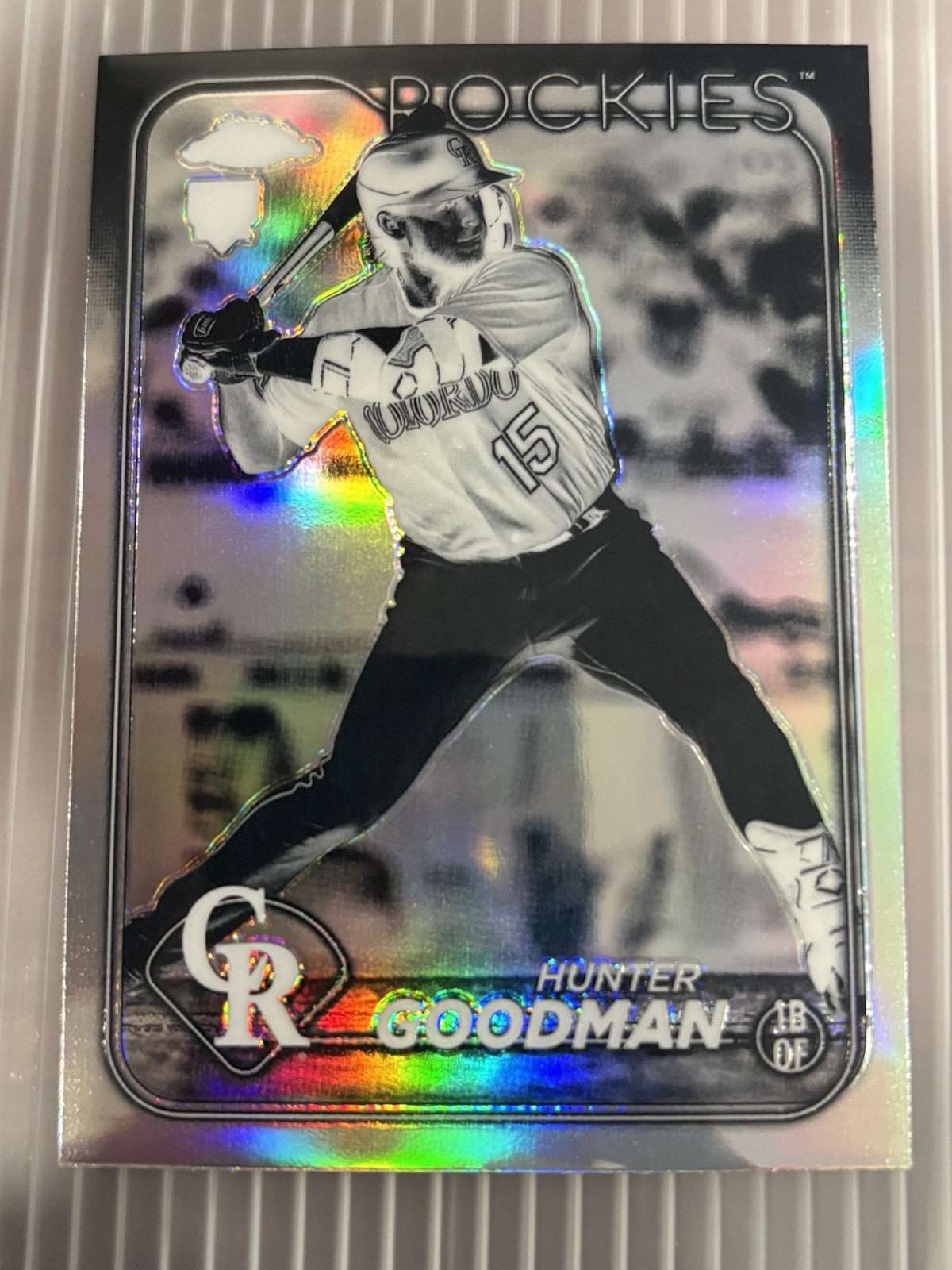 2024 Topps Chrome - Hunter Goodman #99 Negative Refractor (RC)