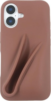 Soft Touch Silicone Lip Gloss Phone Case for iPhone 17, Matte Design, Shockproof