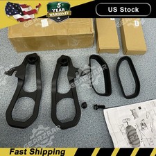 Set For 2019-2023 Dodge Ram 1500 Dt Front Black Tow Hooks Left Right Whardware