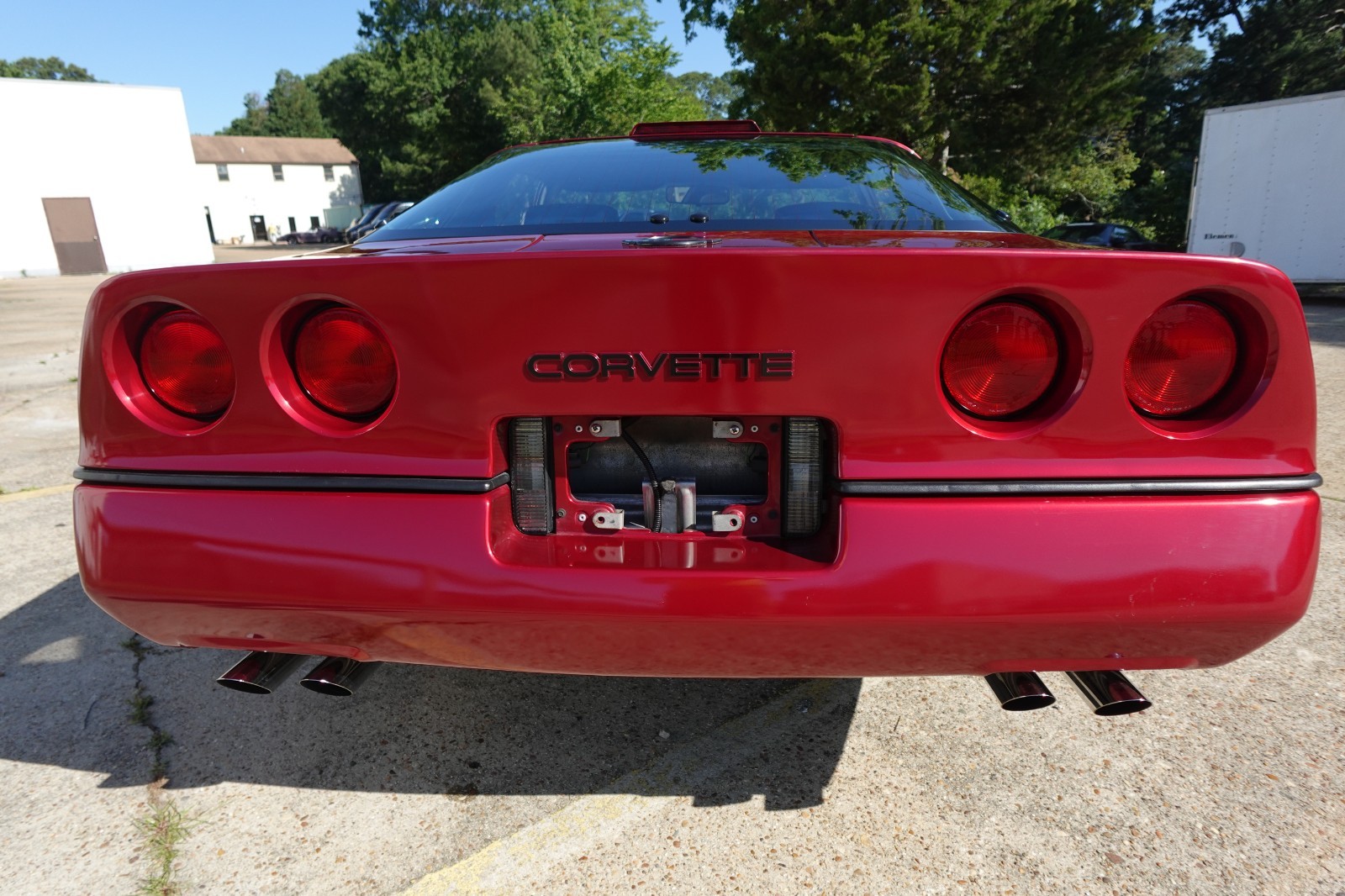 1989 Burgundy Chevrolet Corvette   | C4 Corvette Photo 5