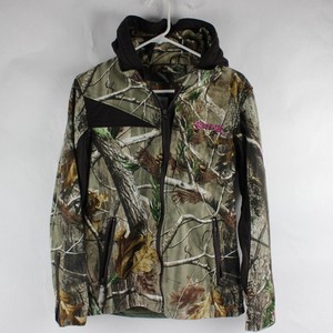 Scent-Lok Realtree Camo Long Sleeve Zip Up Sweatshirt Women's Size M