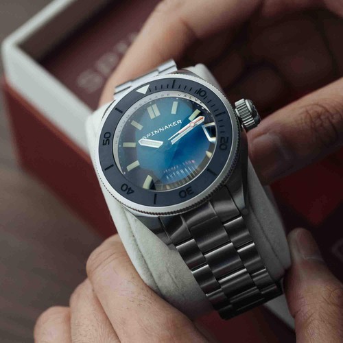 Spinnaker Piccard Automatic 550 Meters Dark Cerulean Watch - Brand New - 第 4/6 張圖片
