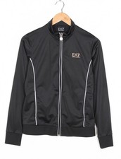 EA7 EMPORIO ARMANI Full Zip Active Tracksuit Top Sweatshirt Women Size M