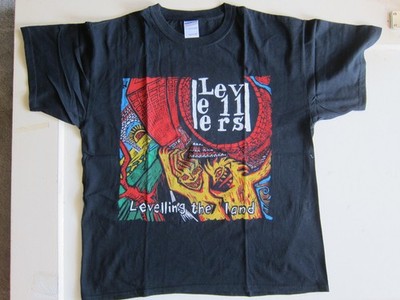 Levellers - Tshirt Levelling The Land 20th Anniversary Tour Tourshirt Grösse L