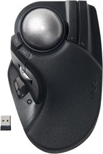 ELECOM HUGE PLUS Trackball Mouse Bearing Wireless 10 Buttons Black M-HT1MRBK-G