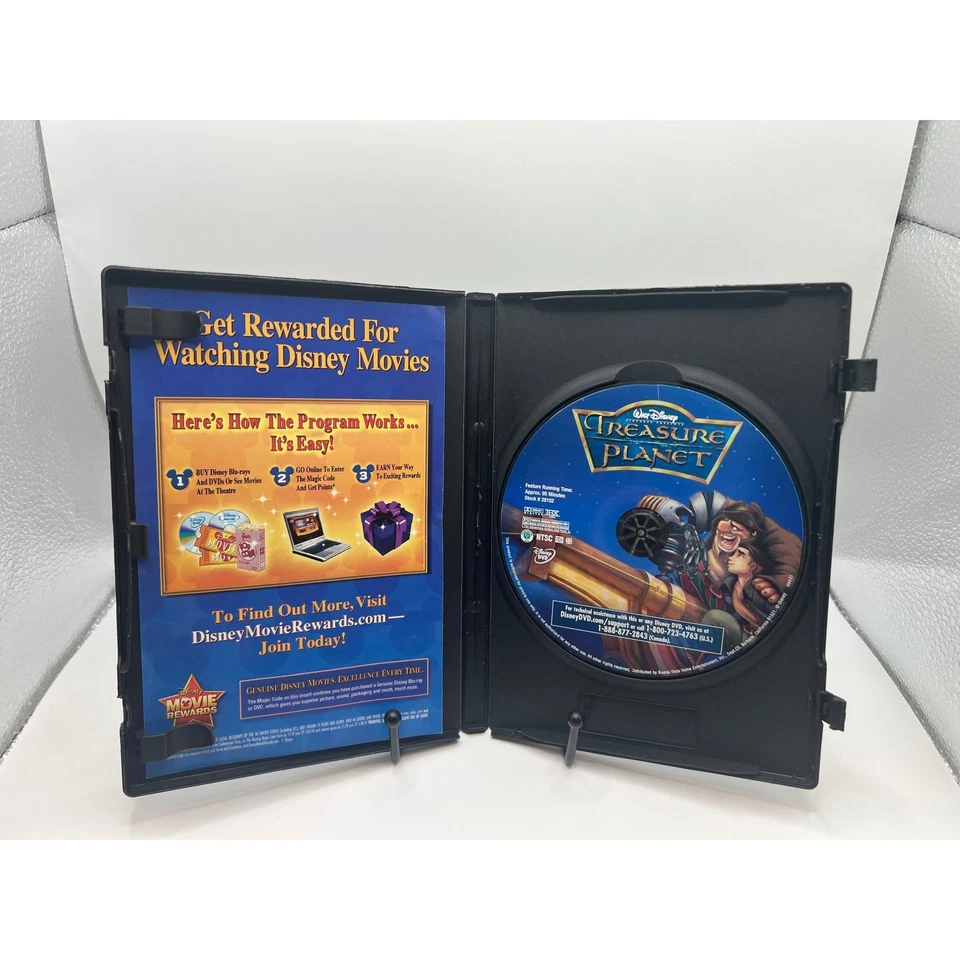 Disney Treasure Planet DVD Animated Adventure Family Movie - Image 2 of 3