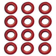 Set of 12 - Bumper Pool Rubber Rings - Small - Red