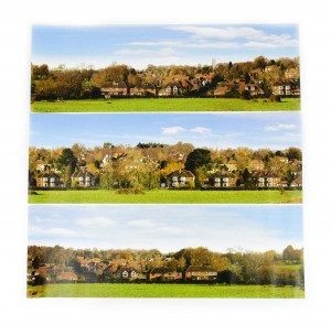 Gaugemaster GM754 Small Village Photo Backscene N Gauge