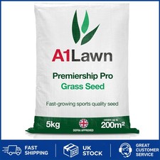A1 5kg Lawn Grass Seed - -Round Growth, Ideal for Overseeding & Patches 9.18 per kilo