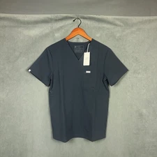 Figs Scrub Top Chisec Mens Size XS Night Sky