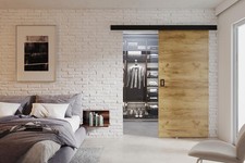 KIER FURNITURE Schiebetür Komplettset WERDI Laufschienetür, Schiebetürsystem