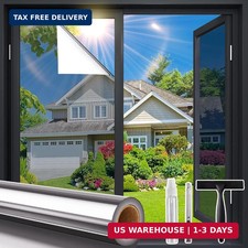 Coavas One Way Privacy Window Film with Tools, Window Tint Adhesive Shatterproof