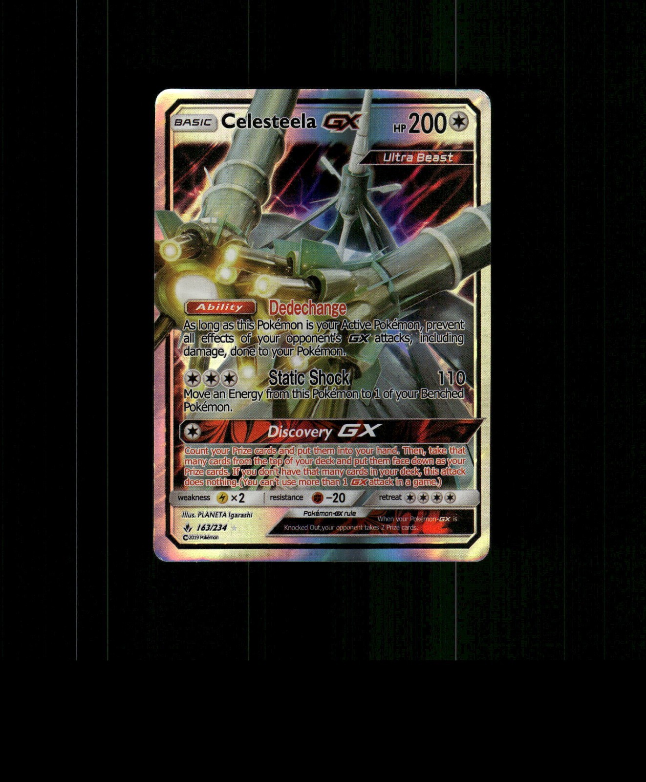 Fan-Art READ DESCRIPTION BELOW  HOLO Celesteela Card Celesteela Pokemon Card  p3