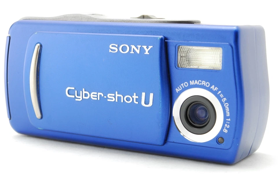 Rare! [NEAR MINT] Sony Cyber-shot DSC-U20 2.0 MP Digital Camera Blue From JAPAN - Image 2 of 4