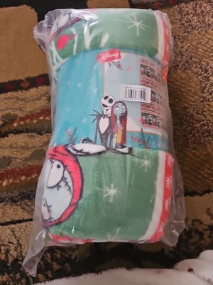 Disney Nightmare Before Christmas 50 X 70  Throw Blanket Jack Sally Zero NEW