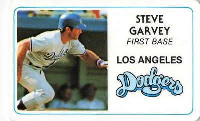 STEVE GARVEY #6 1981 PERMA GRAPHICS BASEBALL CREDIT CARD
