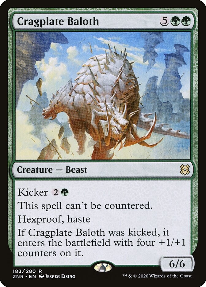 Cragplate Baloth (183) Zendikar Rising ZNR MTG Magic