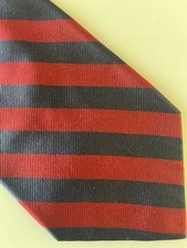 Brooks Brothers 346 Silk USA Made Woven Italy Neck Tie Striped 59โ X 3 1/2 REPP