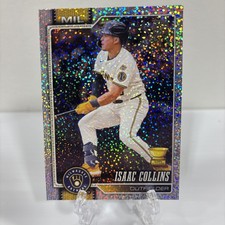 2026 Topps Series 1 Celebration Exclusive Confetti Foil Isaac Collins Gold Cup