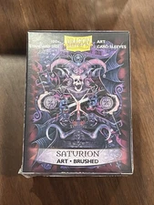 2017 Dragon Shield Saturion Sleeves 100ct Brushed Art Sleeve