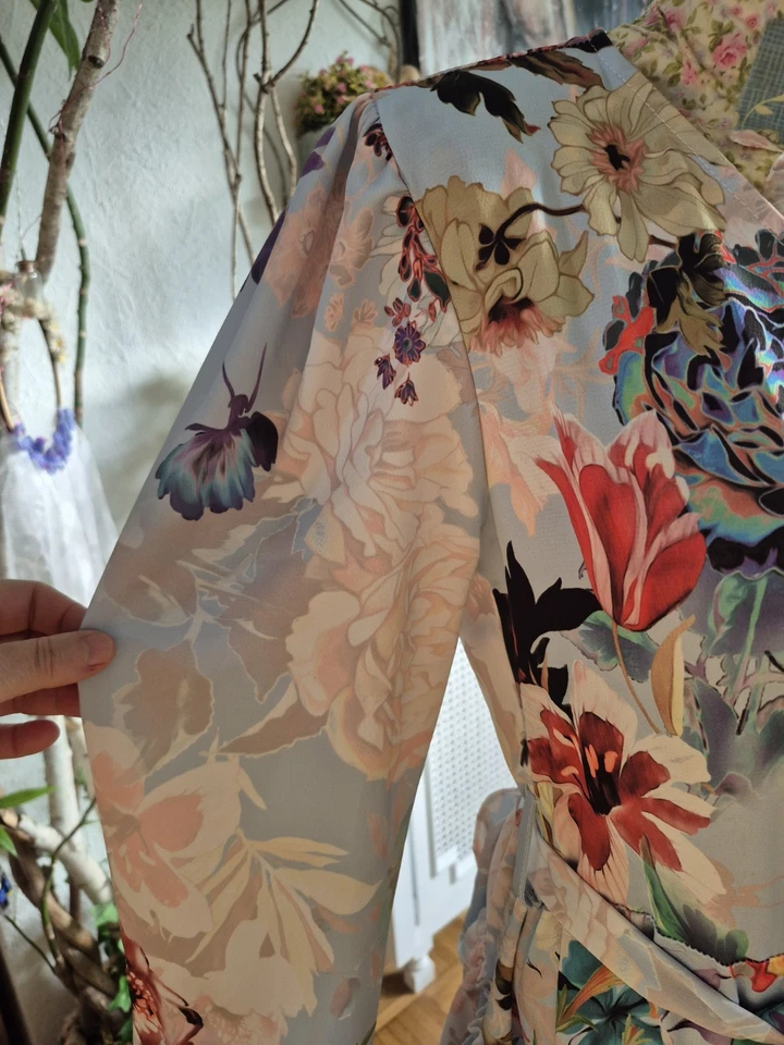 Maxikleid Von Kinzi Gr. M Blogger Träumchen Romantisch Stiefelkleid Herbst - Bild 4 von 4