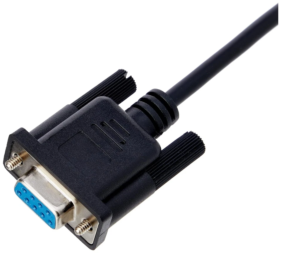 StarTech.com 1m Black DB9 RS232 Serial Null Modem Cable F/F - DB9 Female to Fema - Image 2 of 4