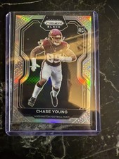 2020 Panini Prizm Black Silver Rookie Card Chase Young PB-21. rookie card picture
