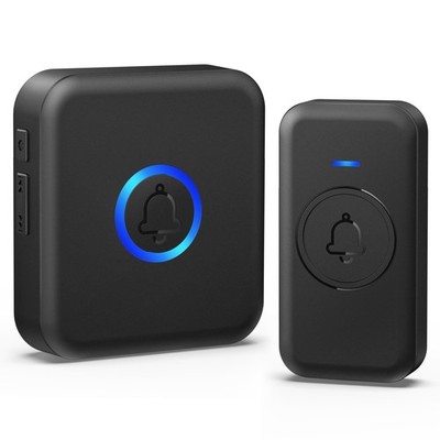 Wireless Doorbell, Waterproof Door with 60 Chimes, 5 Volume Levels & 2 Mute M...