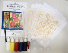 Silk Painting kit- Silkcraft&trade; Perennial- Makes 5 beautiful Cards