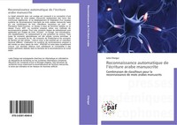 Reconnaissance Automatique De L'éCriture Arabe Manuscrite Leila Chergui