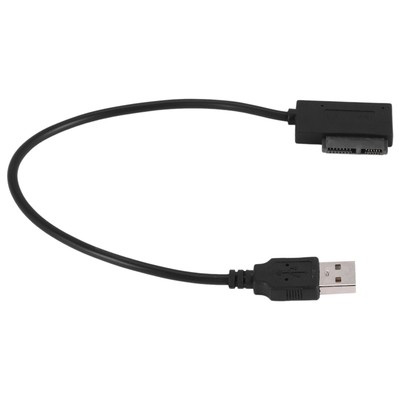 3X(USB Adapter PC 6P + 7P CD DVD Rom SATA zu USB 2.0 Konverter Slimline Sat5119